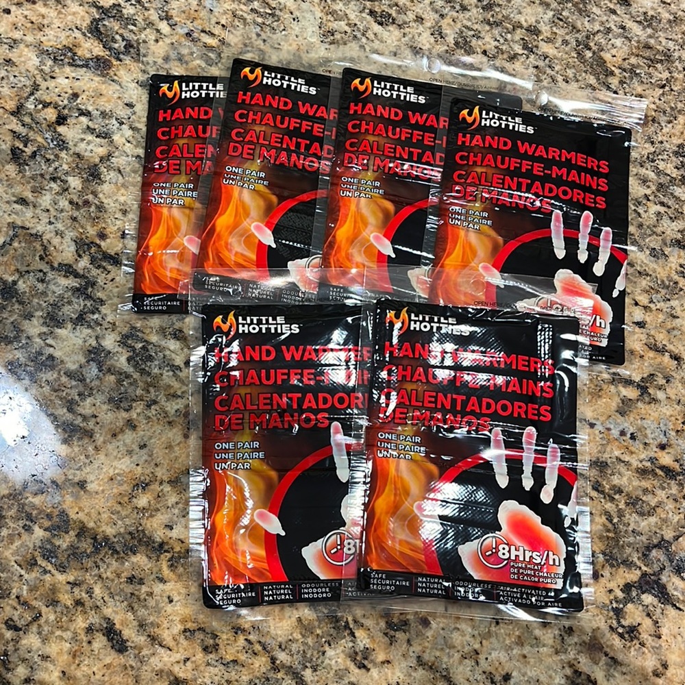 Harm warmers!! Never been opened